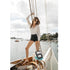 Handbag made from Recycled Sailcloth - Turquoise Base