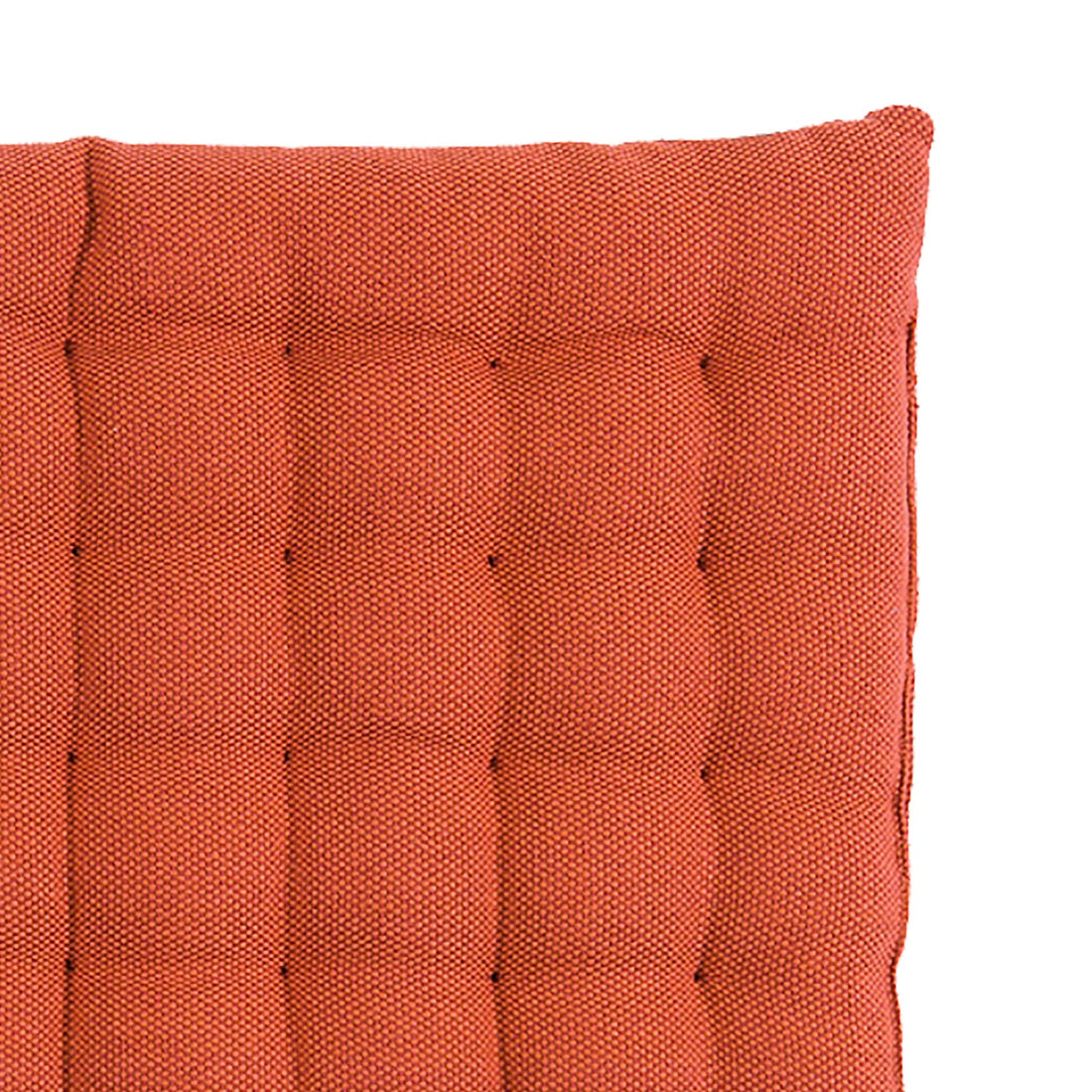 rust orange seat cushion from the blue door
