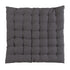 dark grey pepper seat cushion at the blue door shop