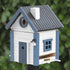 Blue & White Cottage Bird Feeder & Nesting Box
