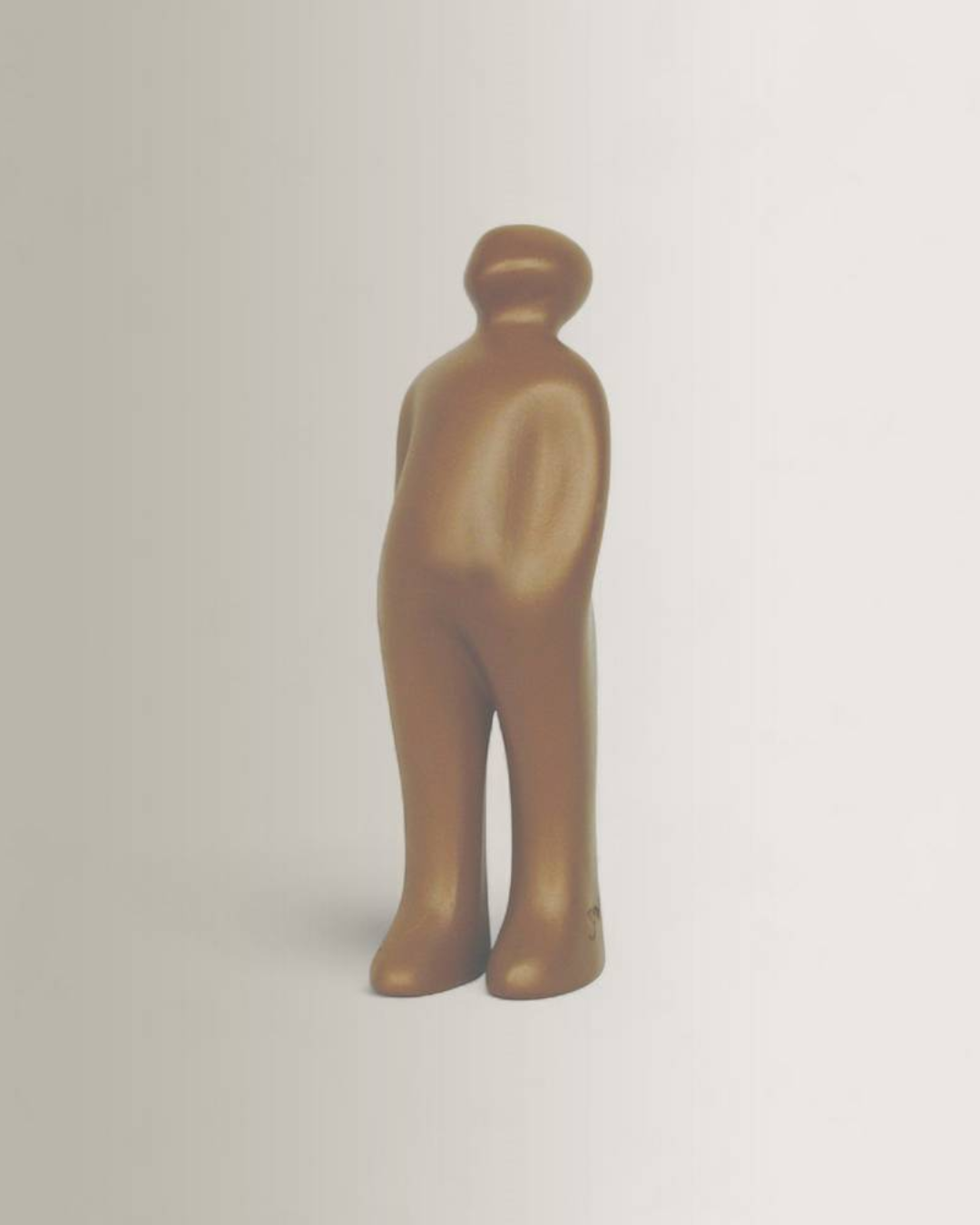 Khaki Ceramic Figure in 2 Sizes
