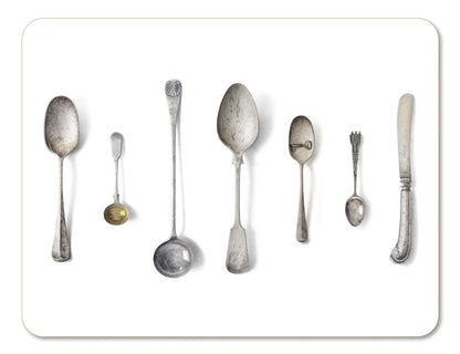 Placemat Cutlery White