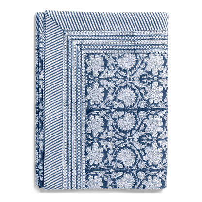 Navy Blue Paradise Tablecloth in 2 Sizes