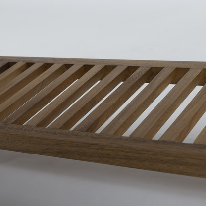 Teak Bootroom Bench with Shelf