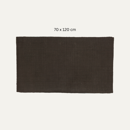 Dark Brown Jute Rug - 3 sizes
