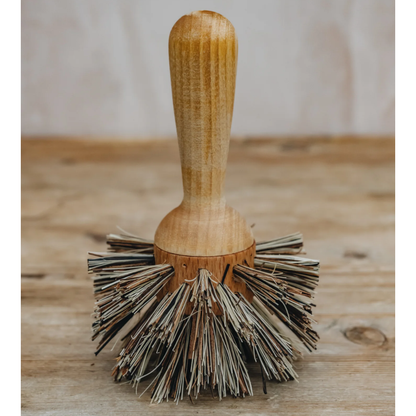 Heavy-Duty Round Pot &amp; Pan Brush with Handle