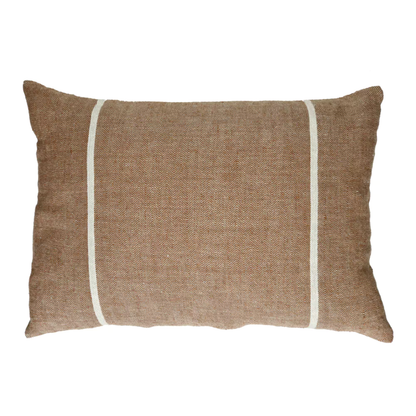 Two Striped Linen Cushion 40 x 60cm in 2 Colours