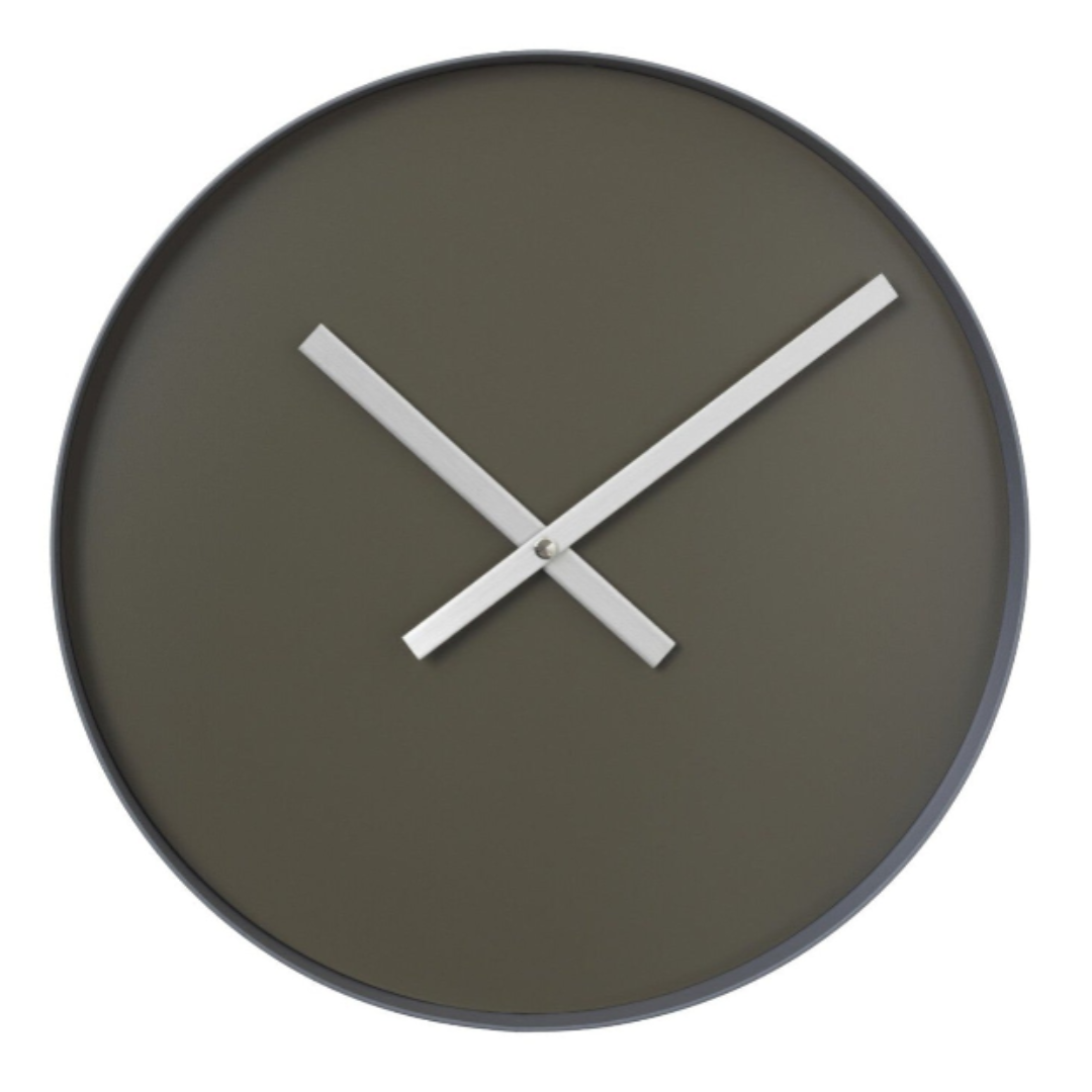 Steel Wall Clock in 3 Colours