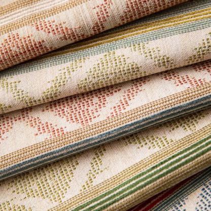 Burford Stripe Aqua Baker Cushion 53 x 38cm