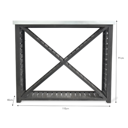 Indoor / Outdoor Cross Log Store