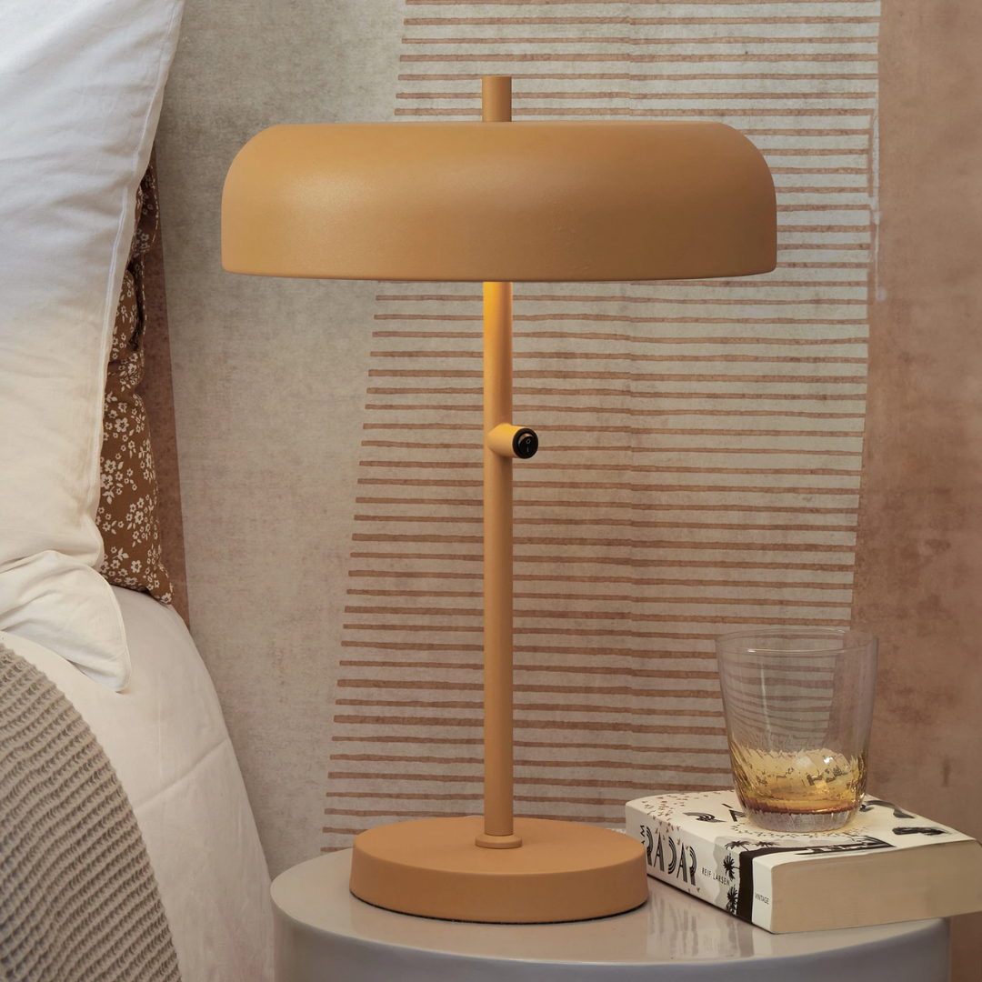 Modern Mustard LED Table Lamp