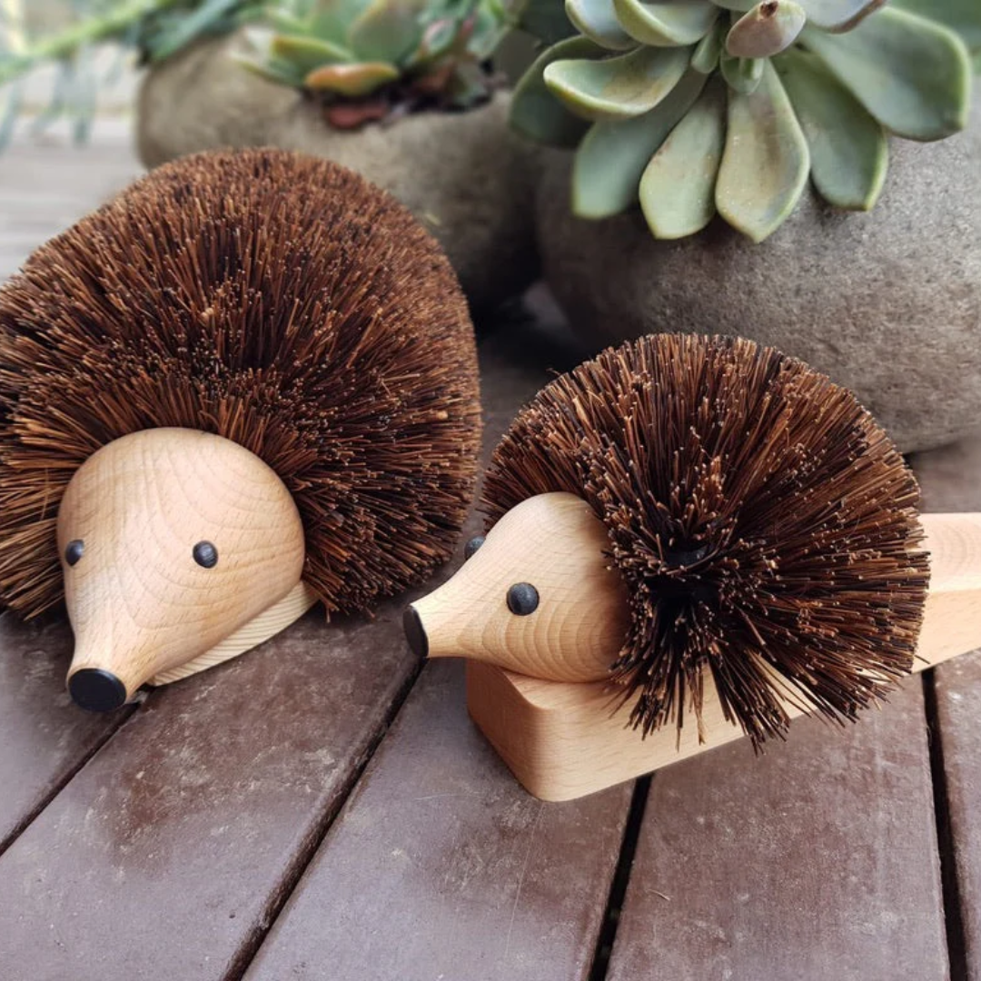 Hedgehog Door Stop &amp; Shoe Cleaner