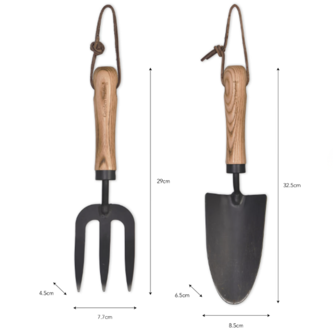 Black Fork &amp; Trowel Set