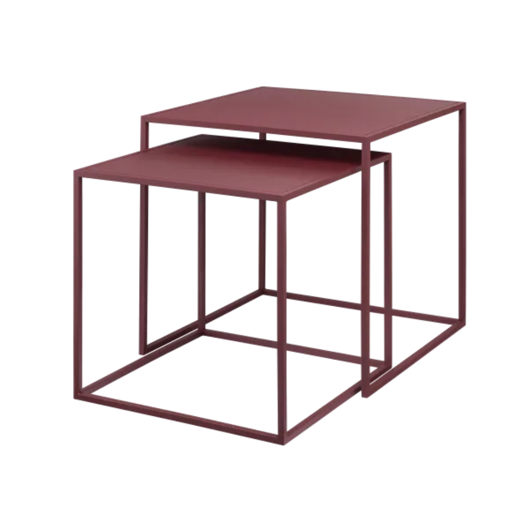 Set of 2 Nesting Side Table in 6 Colours