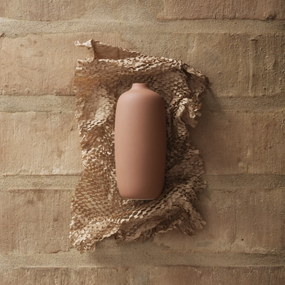 Amber Brown Ceramic Vase in 3 Sizes
