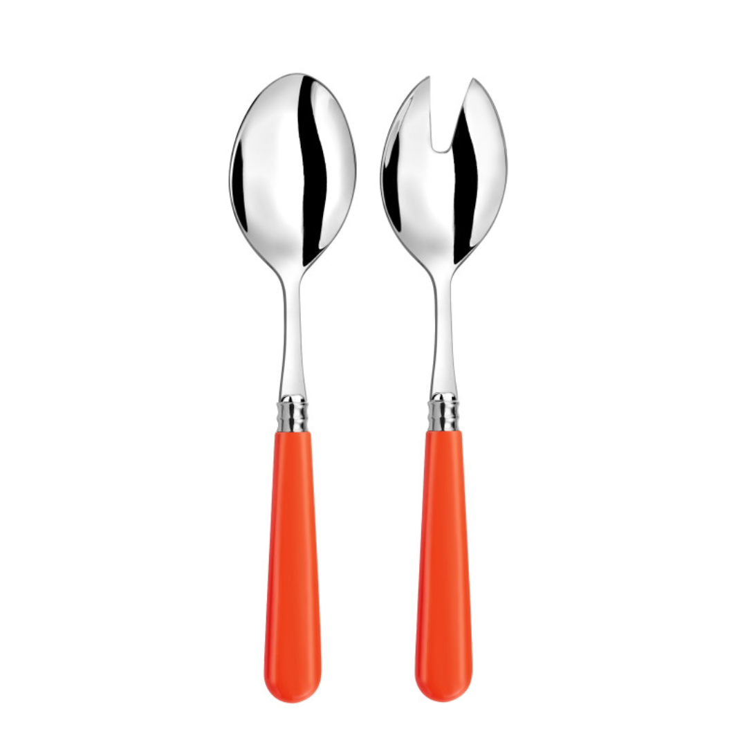 Solid Salad Serving Set in 6 Colours