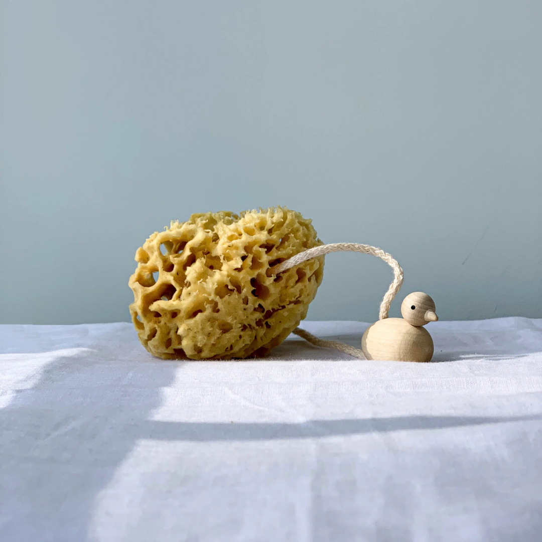 Bath Sponge with Duck