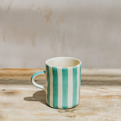 Ceramic Mug Candy Stripe