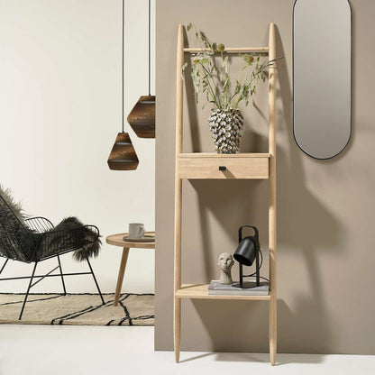 Wall Shelf White Washed Oak