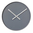 Minimalist Wall Clock - Steel Grey