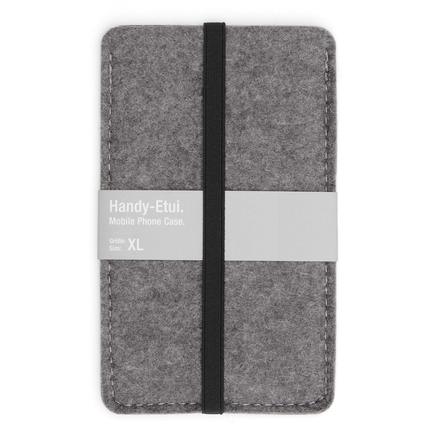 Woollen Felt Phone Case - Grey