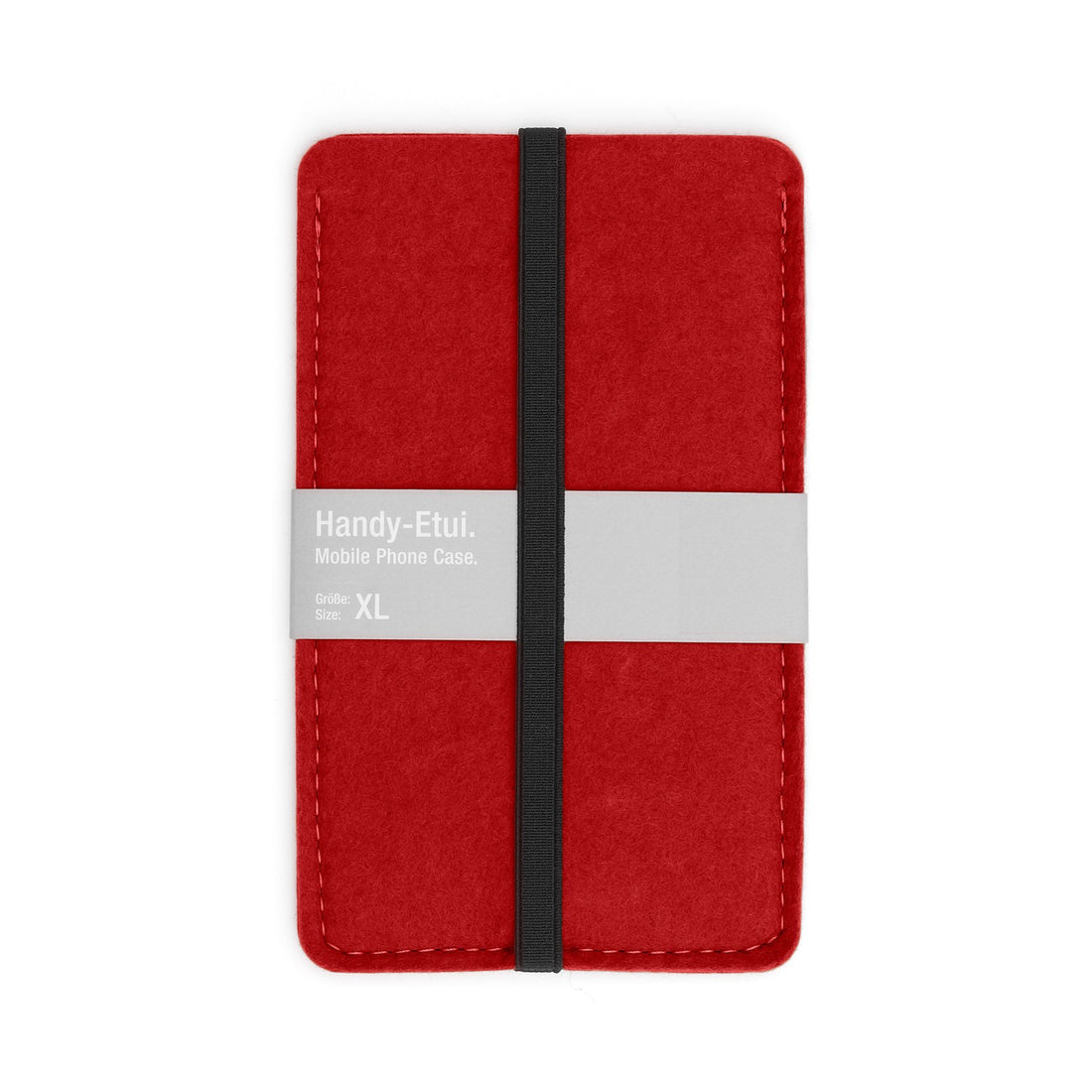 Woollen Felt Phone Case - Red