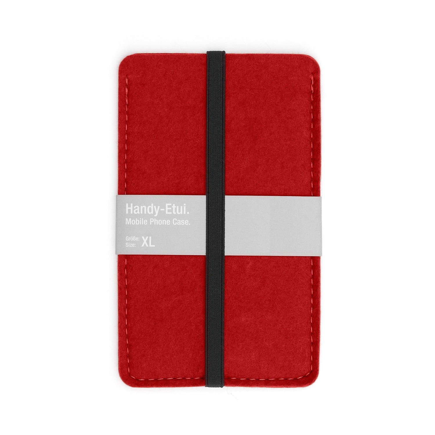 Woollen Felt Phone Case - Red
