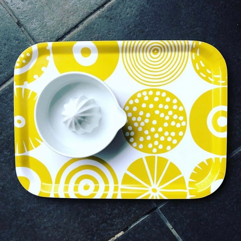 Candy Yellow Small Rectangular Tray