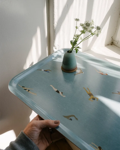 Blue Swimmers Tray in 3 Sizes