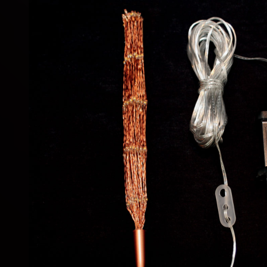 Large Copper Starburst Light