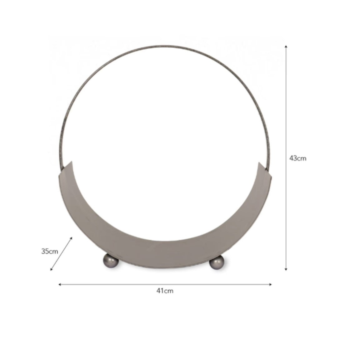 Small Steel Log Holder