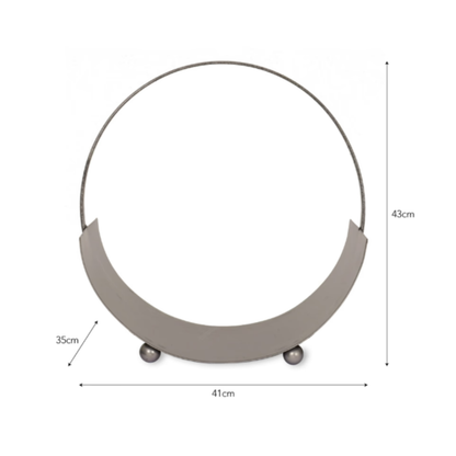 Small Steel Log Holder