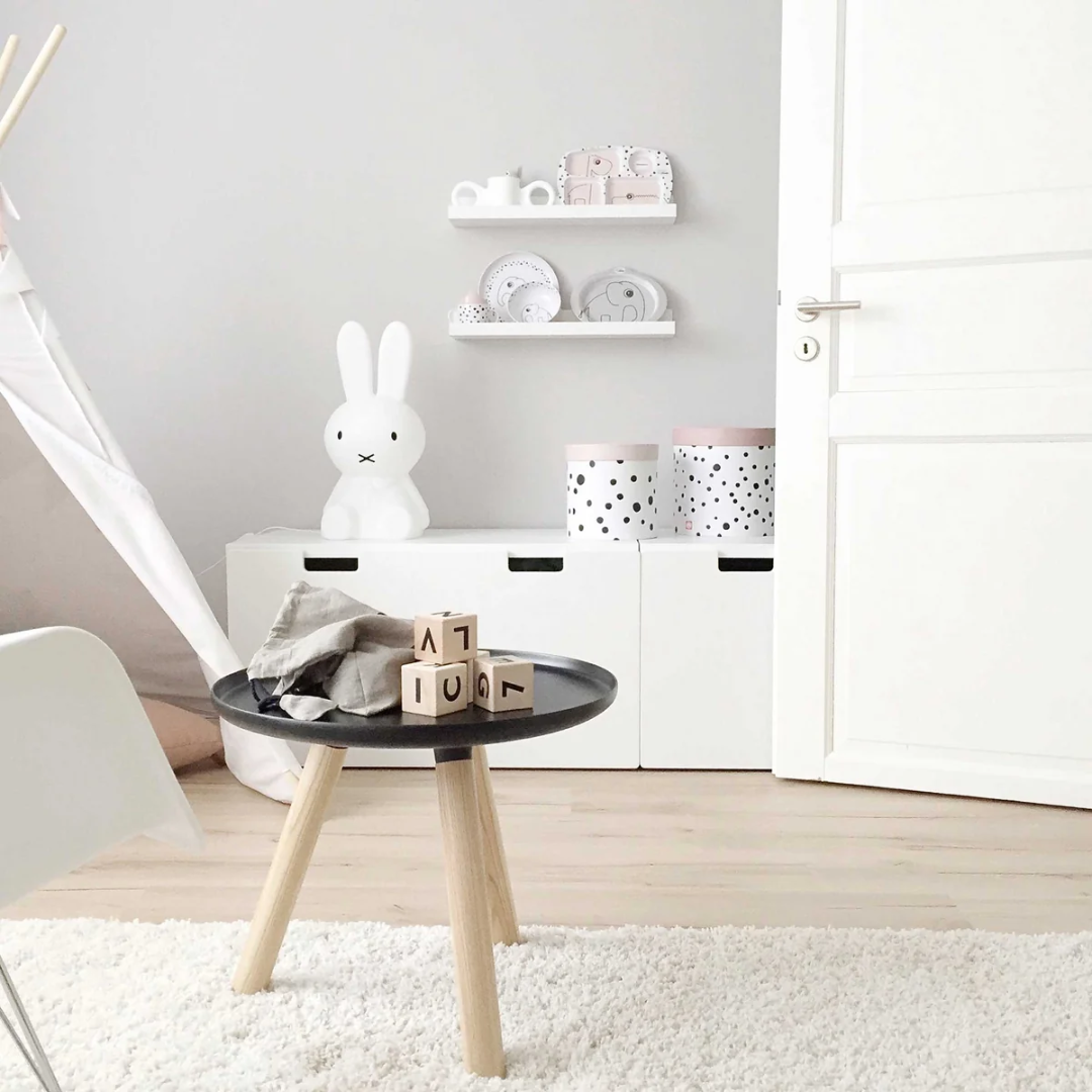 Low Round Side Table in 2 Colours