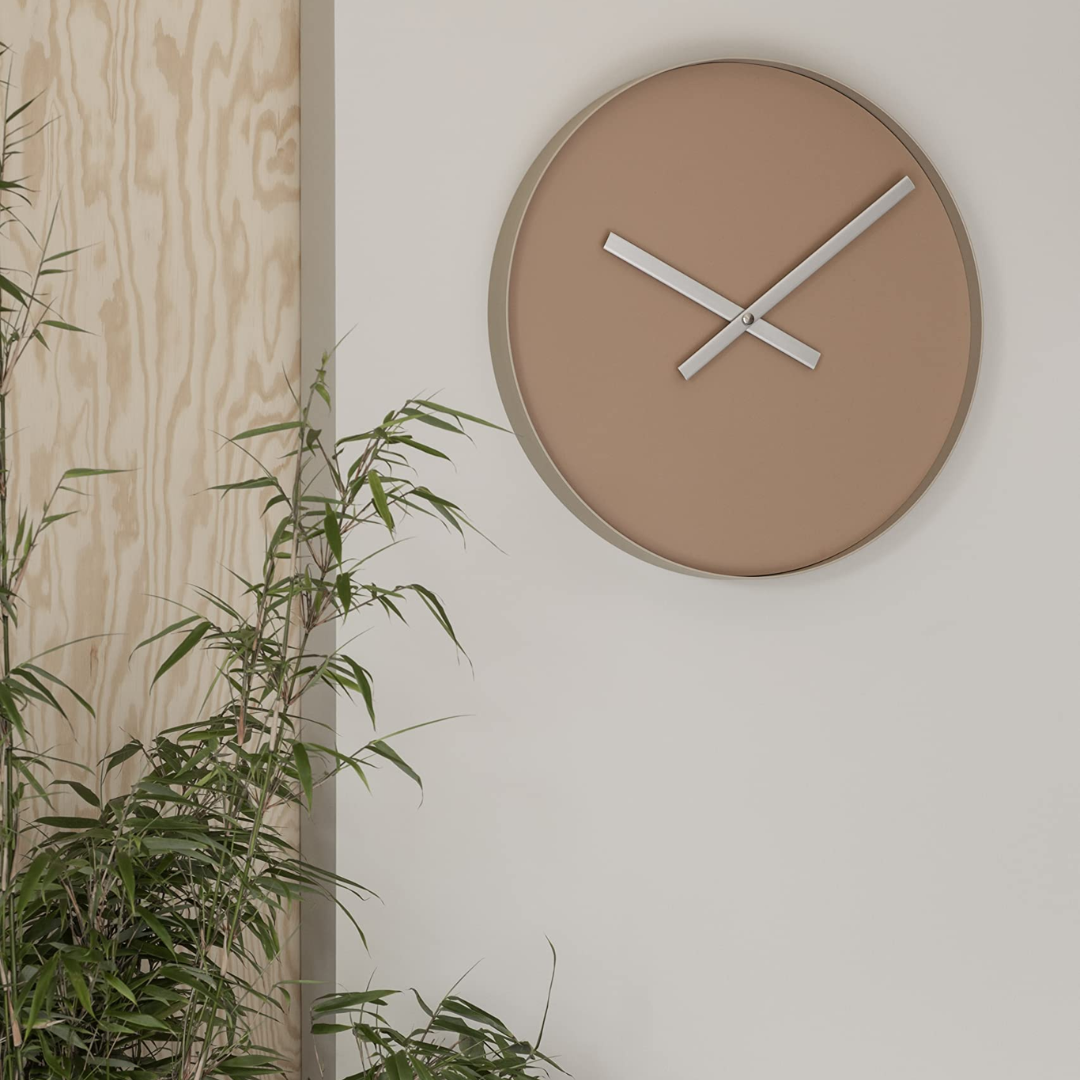 Steel Wall Clock in 3 Colours
