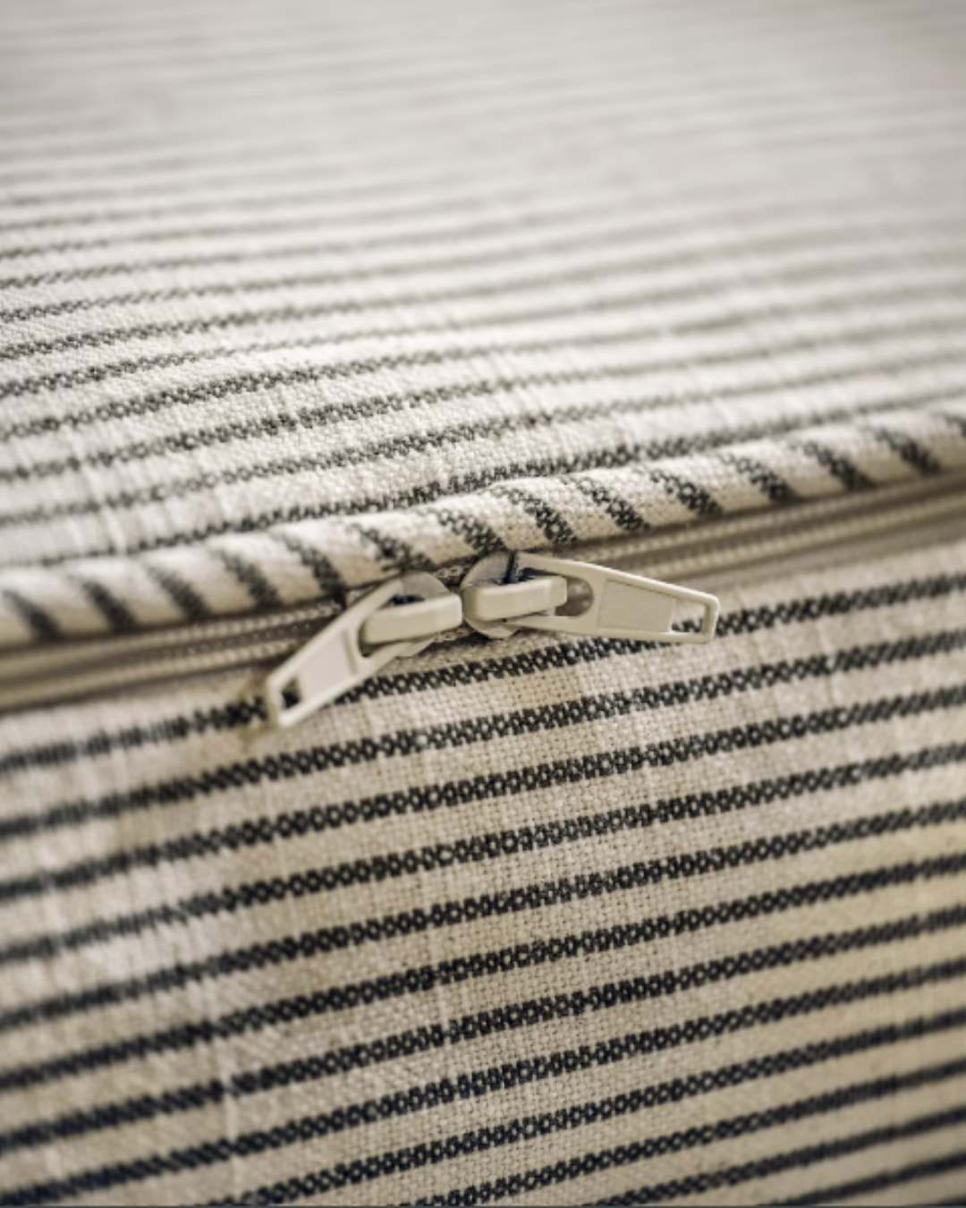 Striped Rectangular Pet Cushion with Handle