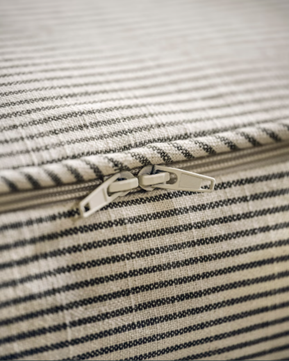 Striped Rectangular Pet Cushion with Handle
