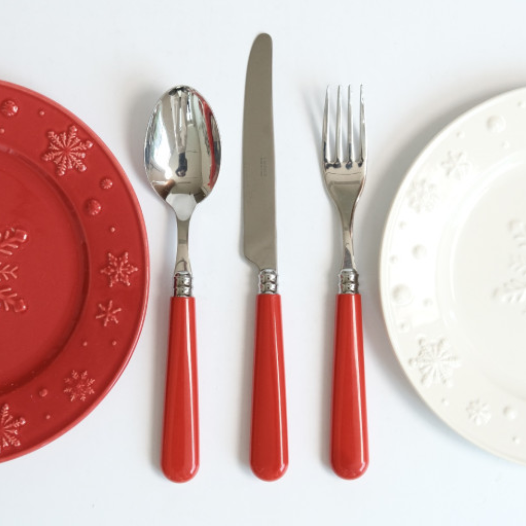 Solid Dinner Knife French Blade in 7 Colours
