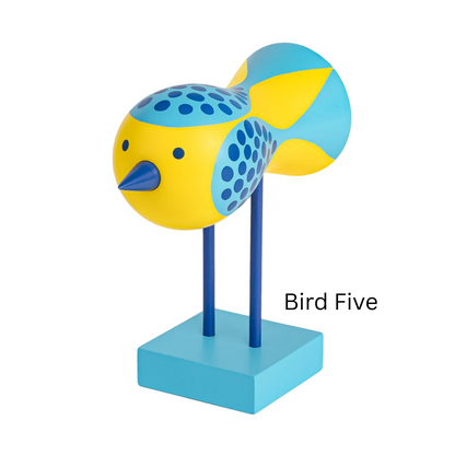 Wooden Birds - 6 Colours