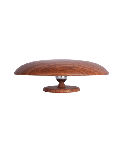 Dark Wood Halo LED Table &amp; Wall Lamp Large