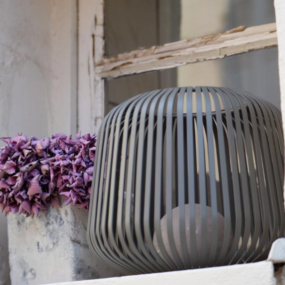 Grey Elegant Lantern in 3 Sizes