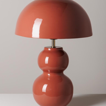 Lacquered Bulb Table Lamp in 2 Colours