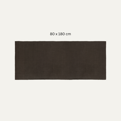 Dark Brown Jute Rug - 3 sizes