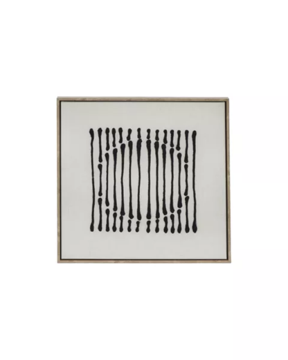 Linen Painted Wall Art in 2 Designs