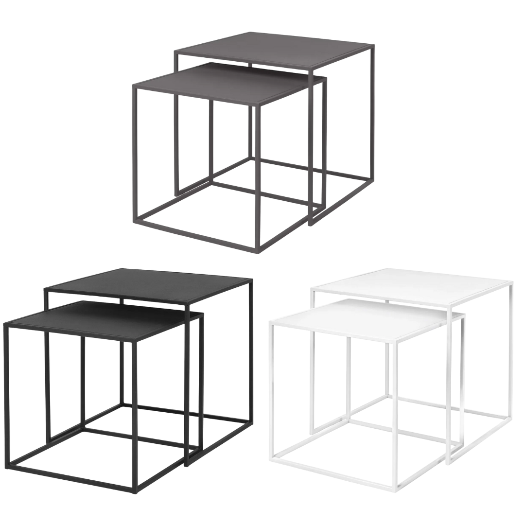 Set of 2 Nesting Side Table in 3 Colours