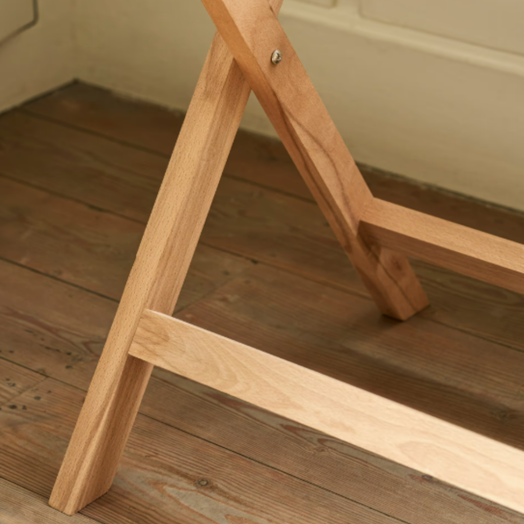 Folding Luggage Rack in Beech