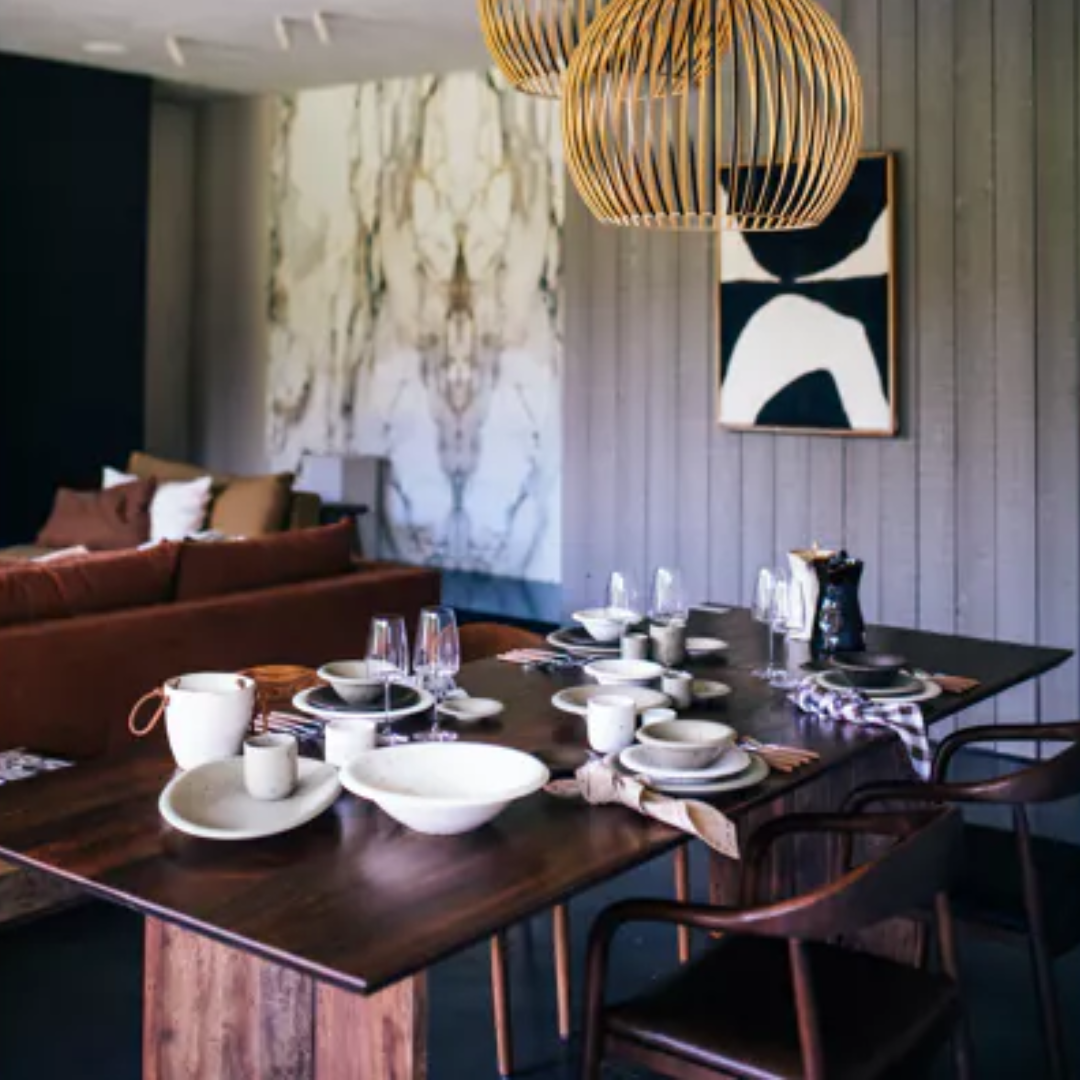 Abstract Wool Wall Art Black &amp; White in 2 Designs