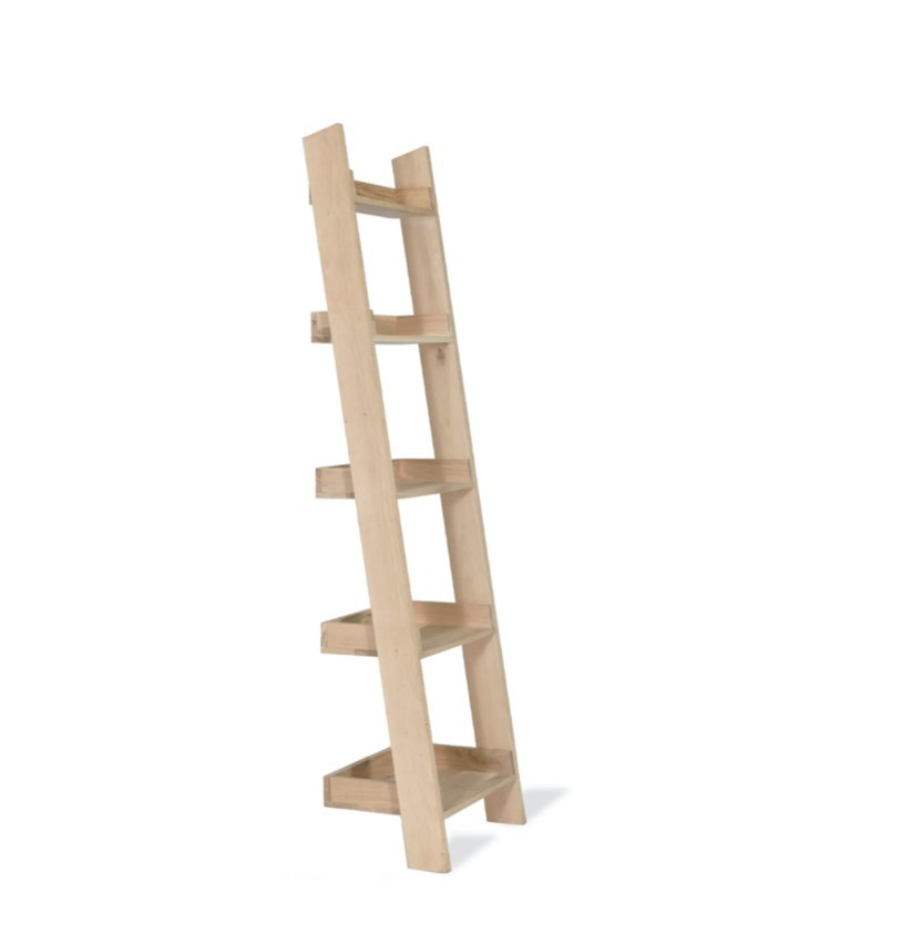Oak Shelf Ladder - OFFICE