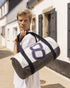 Recycled Sails Duffel Bag in Light Grey