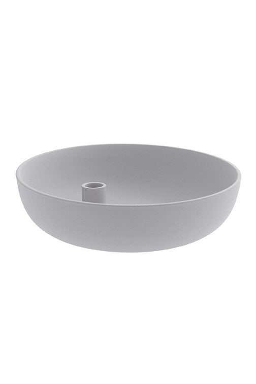 Extra Large Light Grey Candle Holder Bowl