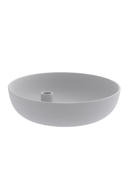 Extra Large Light Grey Candle Holder Bowl